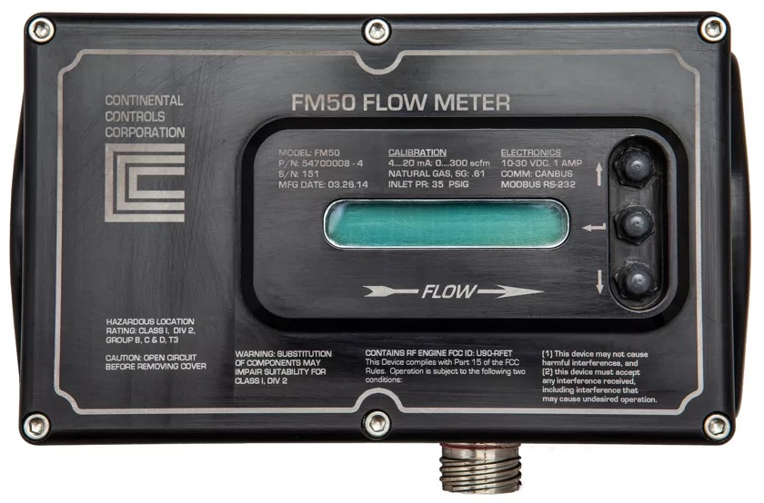 CCC FM50 Gas Engine Products Flow Meter / Totalizer