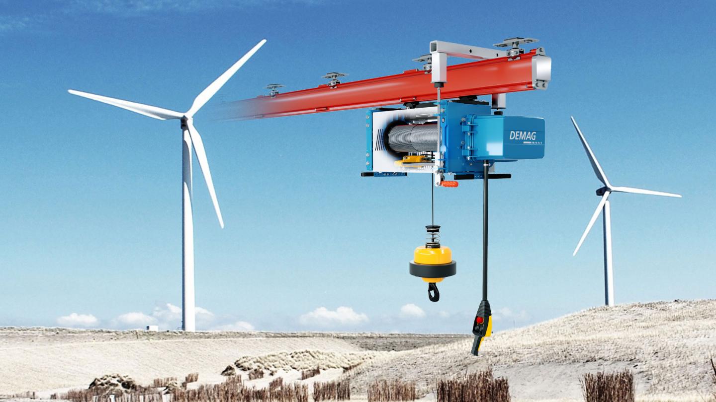 Demag DS10 Hoist Units Rope Hoists Wind Rope Winch by