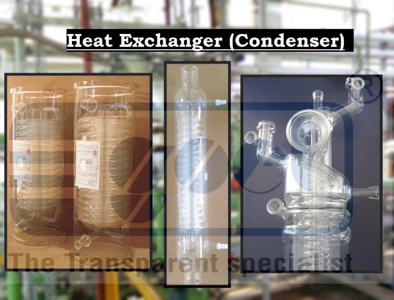 Heat Exchanger Coil Condenser by Goel Scientific Glass