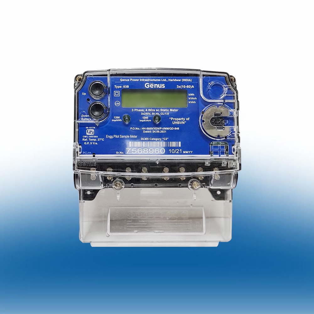 Genus Sugam 3P4W Energy Meter