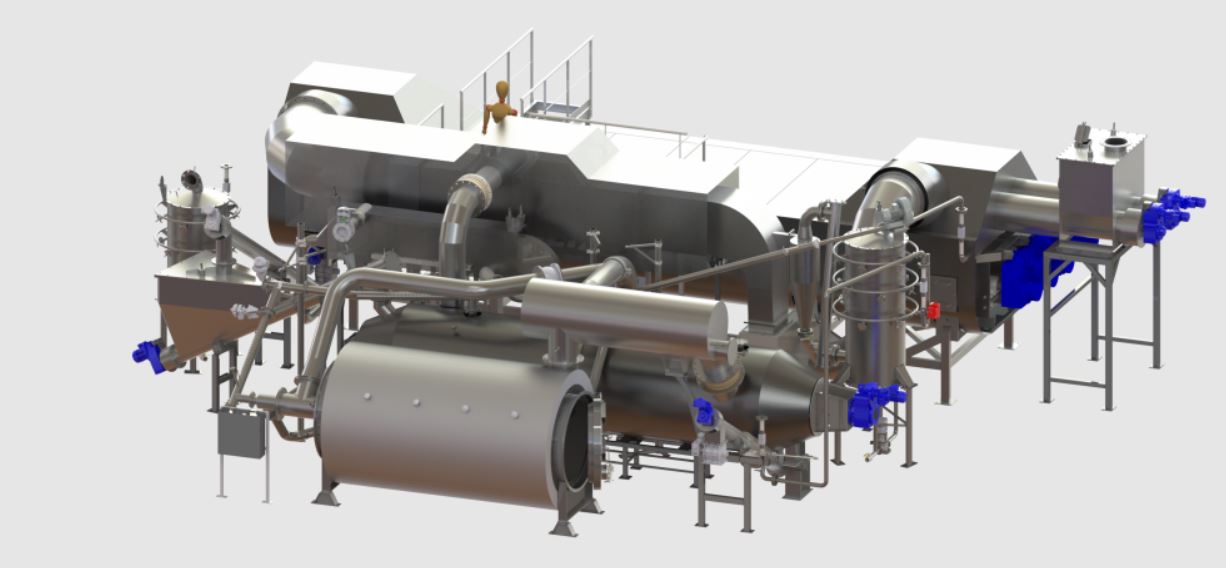 Integrated SteamDrying And Pyrolysis By Aquagreen