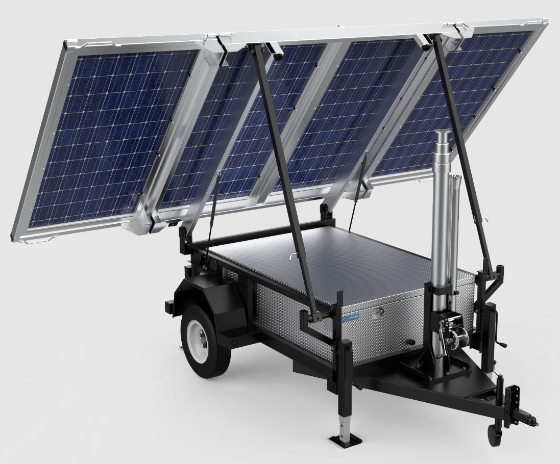 Mobisun Hybrid Mobile Solar Generator For Telecom
