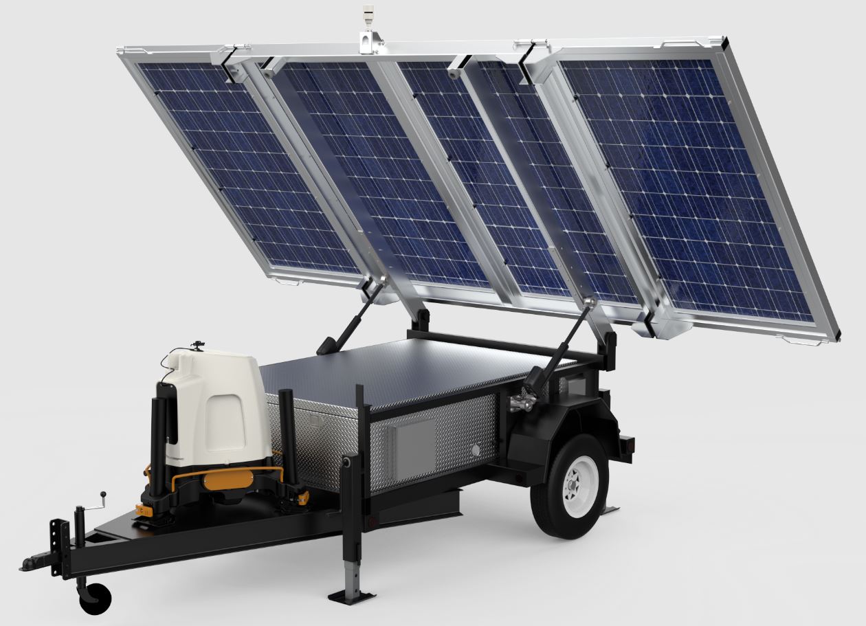 Mobisun Mobile Solar Generator Mobisun Hybrid Mobile Solar