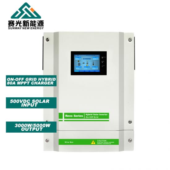 5.5Kw On/Off Grid Hybrid Solar Inverter With Built In MPPT Charge ...