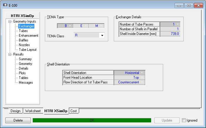 HTRI Xsimop Shelltube Modeling Software For Shell-And-Tube Exchangers