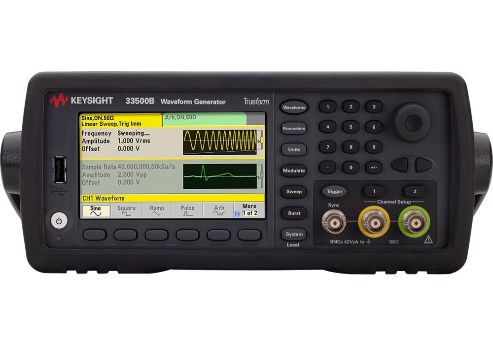 Keysight Channel Models Keysight 33509B 20Mhz, 1 Channel Waveform Generator